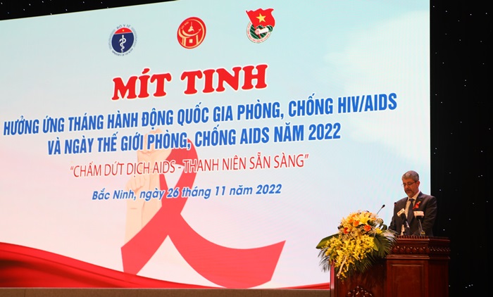 Bài phát biểu tại lễ phát động phòng chống ma túy HIV/AIDS
